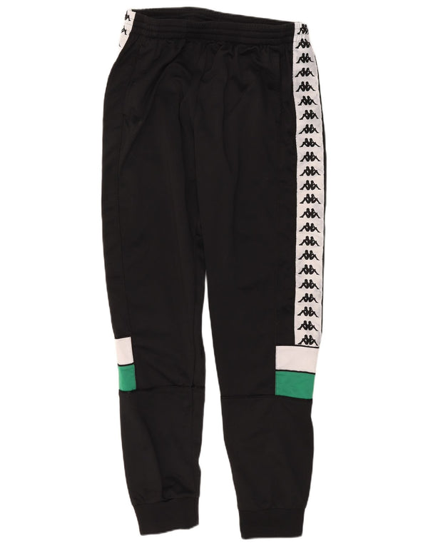 Kappa Pantalon de survêtement graphique pour homme XL Noir Colourblock