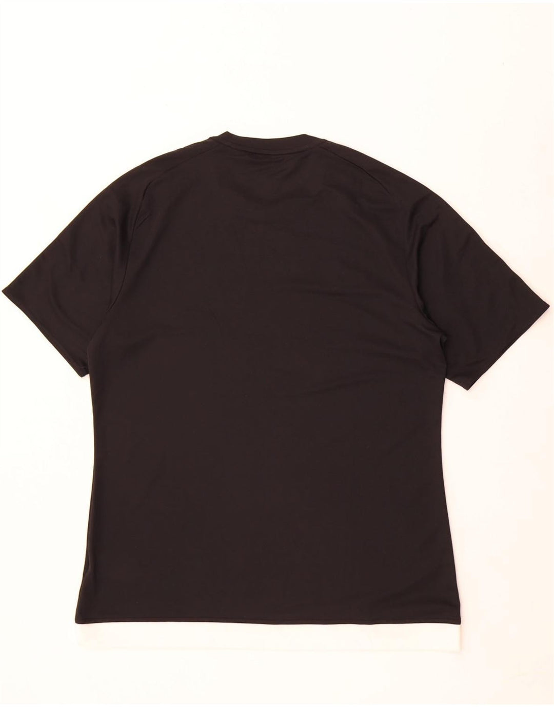 Adidas Hommes Climalite T-Shirt Haut Large Noir Colorblock Polyester