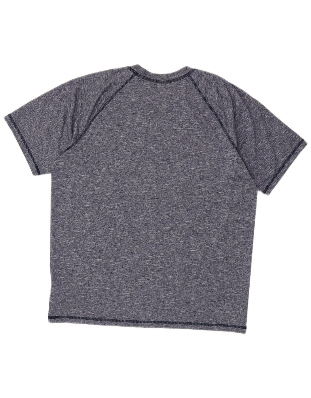 Nike Hommes Dri Fit T-Shirt Haut Large Bleu Marine Moucheté Polyester