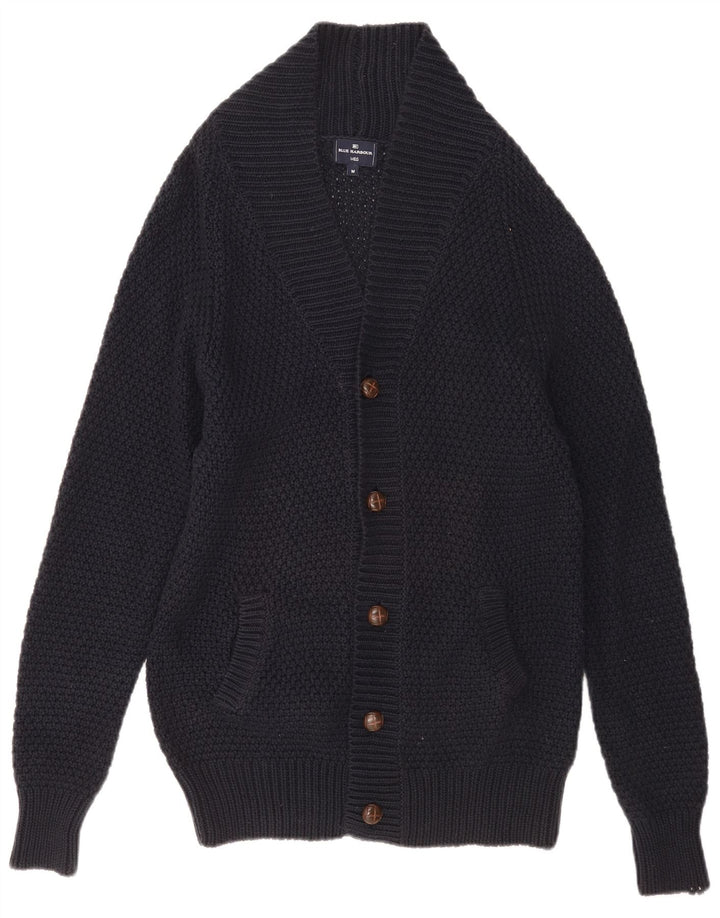 MARKS & SPENCER Pull Cardigan Homme Bleu Marine Moyen Coton