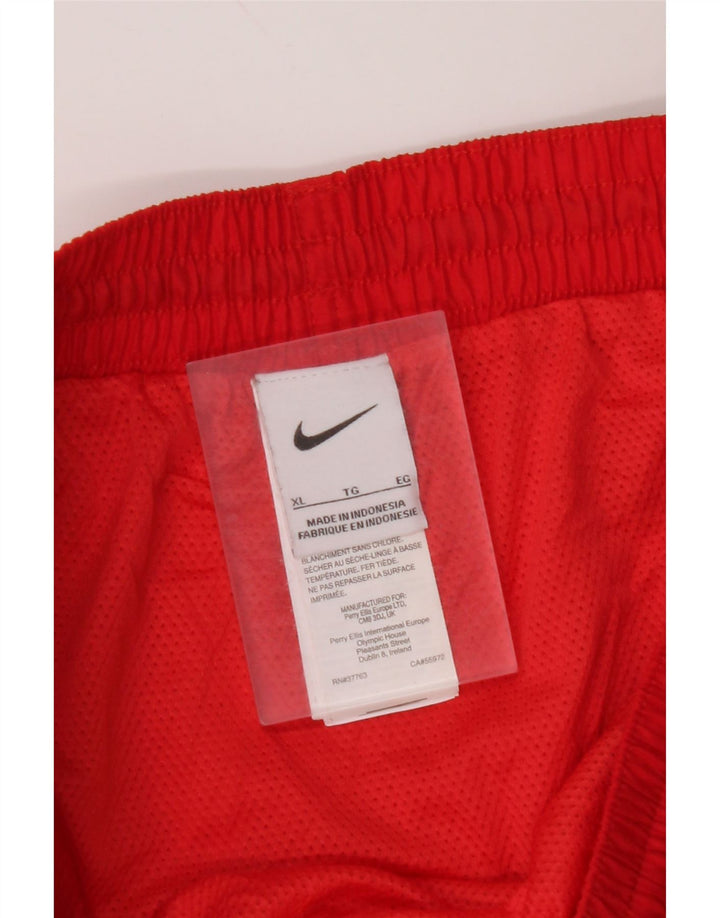 NIKE Short de bain graphique pour homme XL Rouge Polyester
