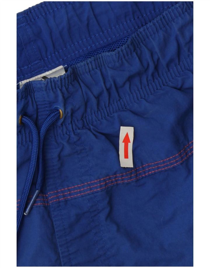 Adidas Short de bain pour homme Large Bleu Colorblock Nylon