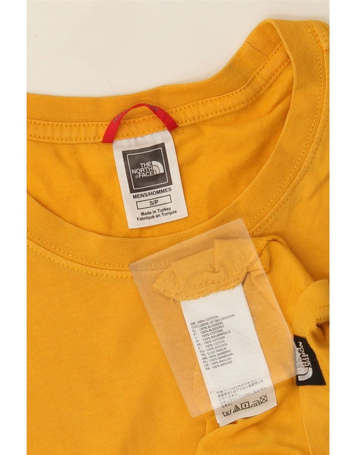 The North Face T-Shirt Homme Haut Petit Jaune Coton
