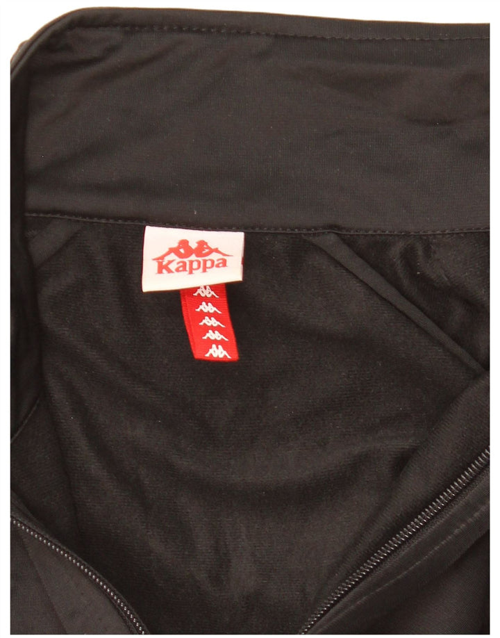 Kappa Veste de Survêtement Graphique Homme Petit Noir Polyester