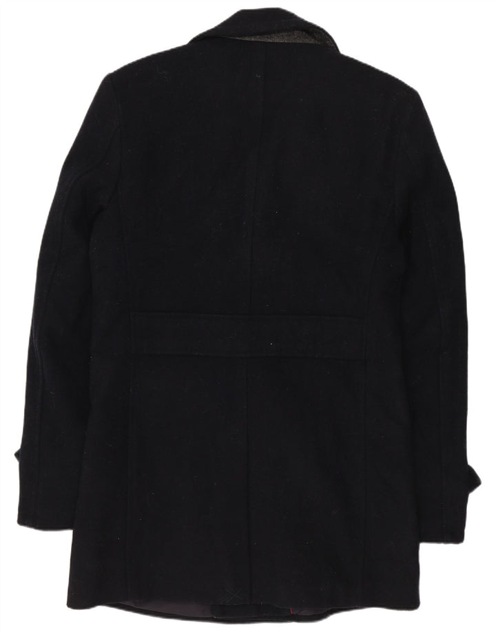 Angelo Litrico Caban Homme UK 36 Petite Laine Bleu Marine