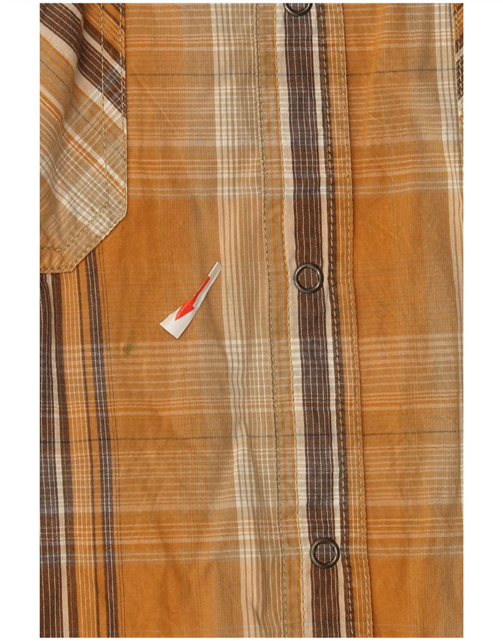 Prana Chemise Homme XL Jaune Carreaux Coton