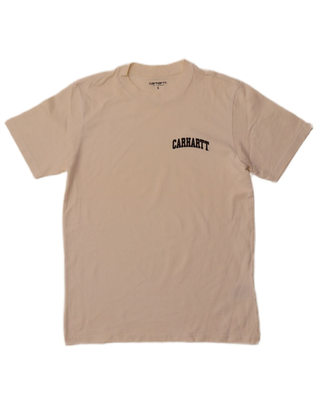 CARHARTT T-shirt graphique pour homme en coton blanc cassé