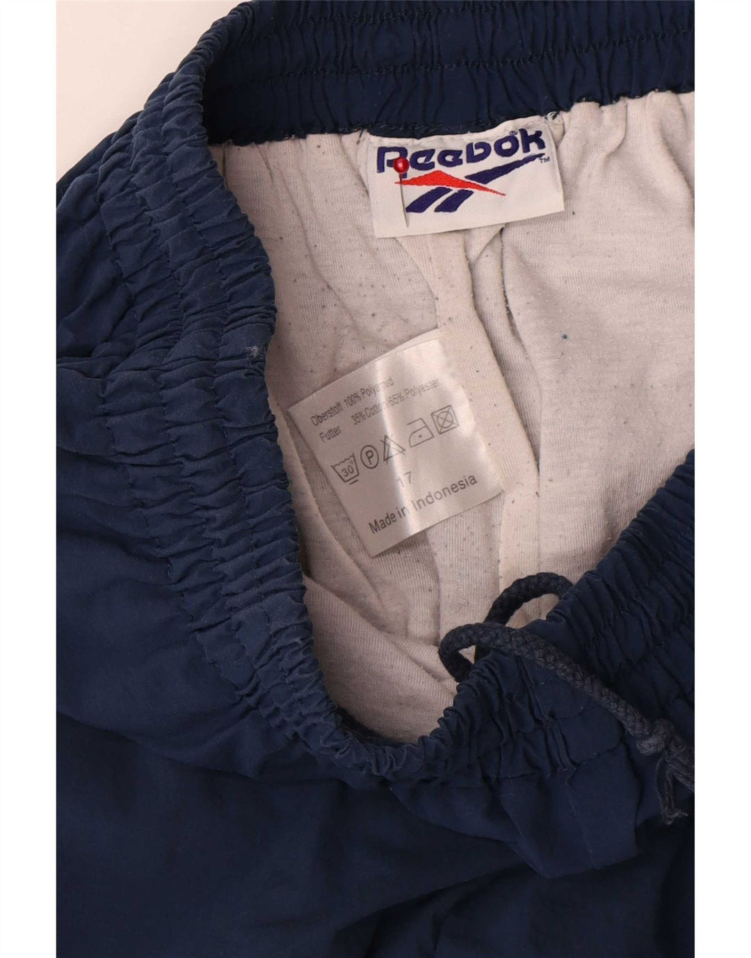 Reebok Pantalon de Survêtement Joggers Homme Bleu Marine Moyen Polyamide