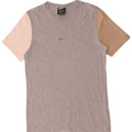 Nike T-shirt coupe standard en coton color block gris moyen pour homme