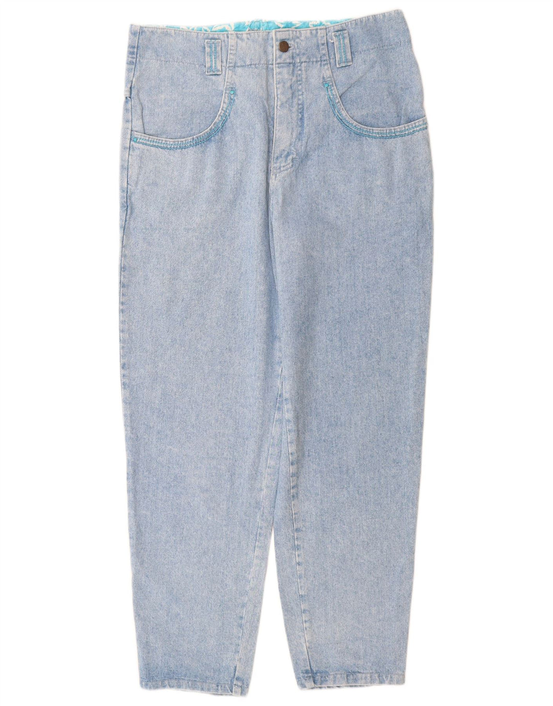 Mash Jean fuselé pour femme IT 46 Large W30 L30 Bleu Coton