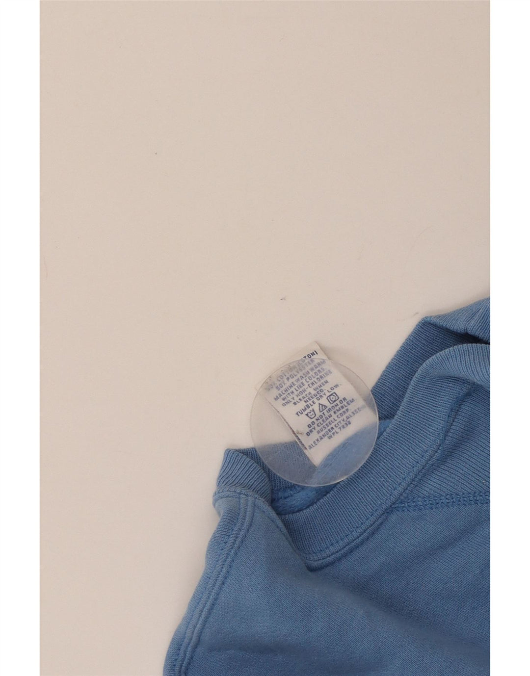 Russell Athletic Sweat-shirt pour garçon 11-12 ans Bleu Coton