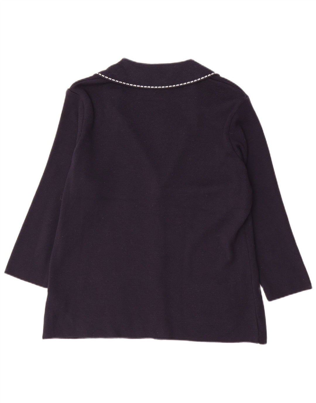Marks & Spencer Per Una Cardigan Pull pour femme UK 16 Large Bleu marine