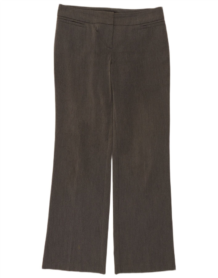 SASHA Pantalon décontracté bootcut pour femme US 12 Large W32 L32 Gris Polyester