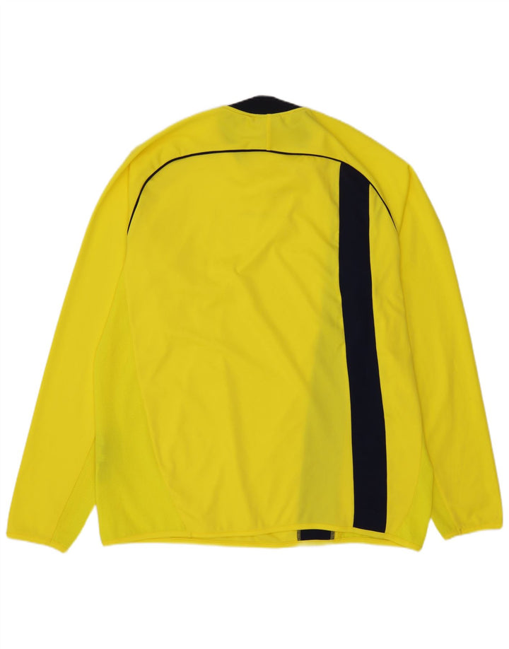 DIADORA Haut Homme Manches Longues Large Jaune Colorblock Polyester