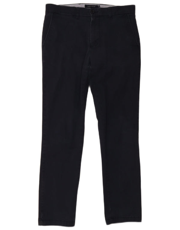 Tommy Hilfiger Pantalon Chino Slim Fit Homme W32 L32 Bleu Marine Coton