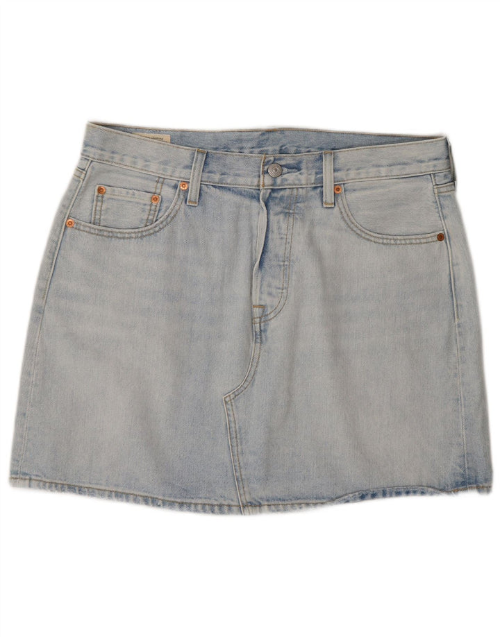 Levi's Mini Jupe En Jean Femme W32 Large Bleu Coton
