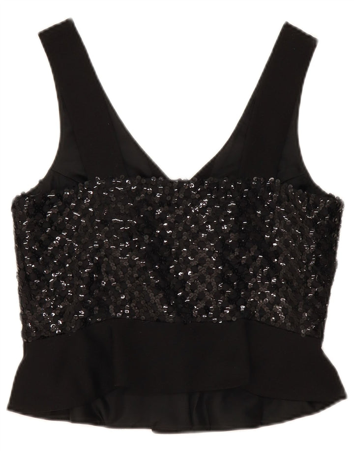 Lucie Linden Haut court sans manches pour femme IT 42 Polyester noir moyen