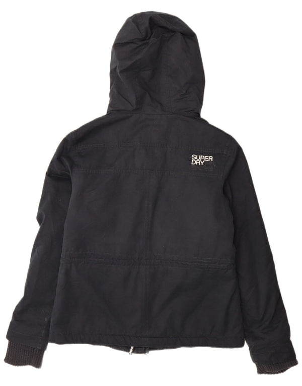 Superdry Femme The Windparka Veste Coupe-Vent UK 14 Large Bleu Marine