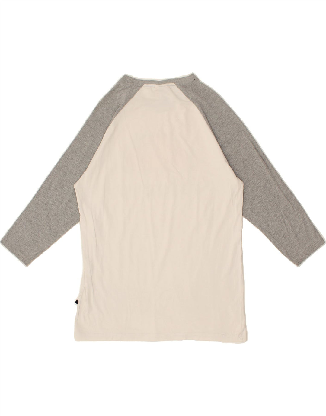 ELLESSE Womens Graphic Top 3/4 Sleeve UK 10 Small White Colourblock Vintage Ellesse and Second-Hand Ellesse from Messina Hembry 