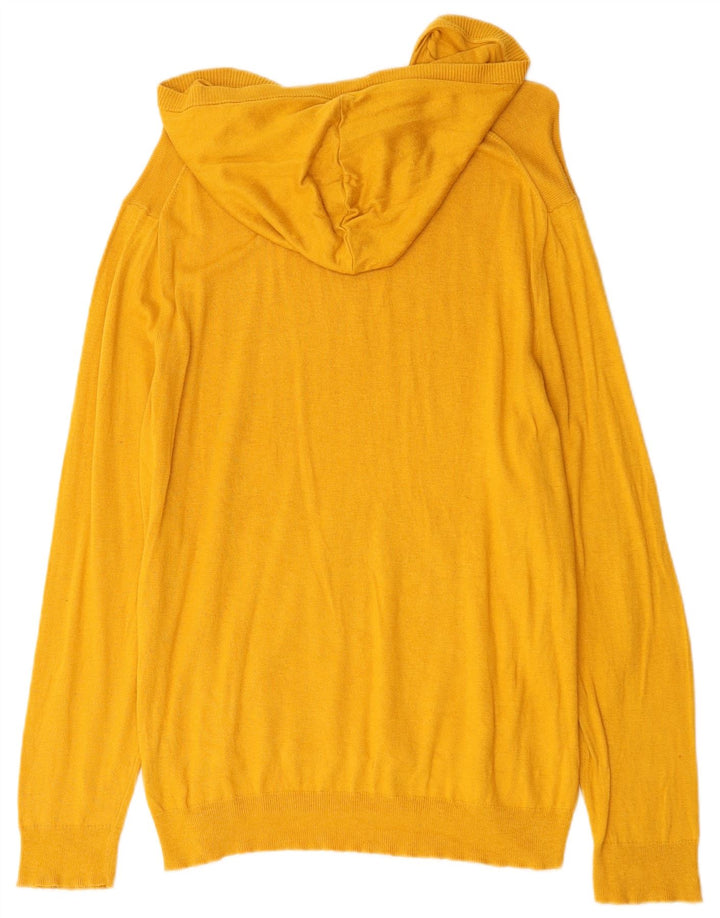 Pull À Capuche Zara Homme Jaune Moyen