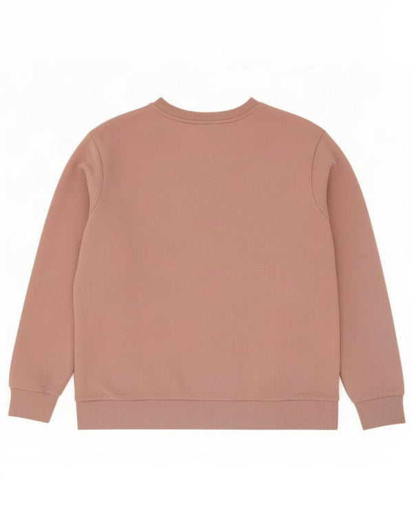 Marks & Spencer Pull-over surdimensionné pour femme UK 14 Coton rose moyen