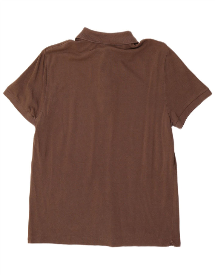 Lacoste Homme Slim Fit Polo Taille 5 Grand Coton Marron