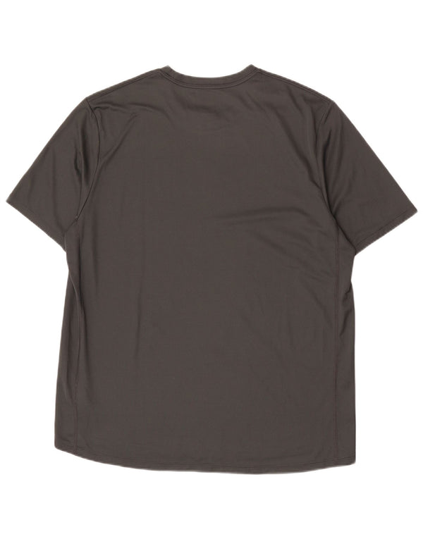 Nike Hommes Dri Fit Graphic T-Shirt Haut Large Gris Polyester