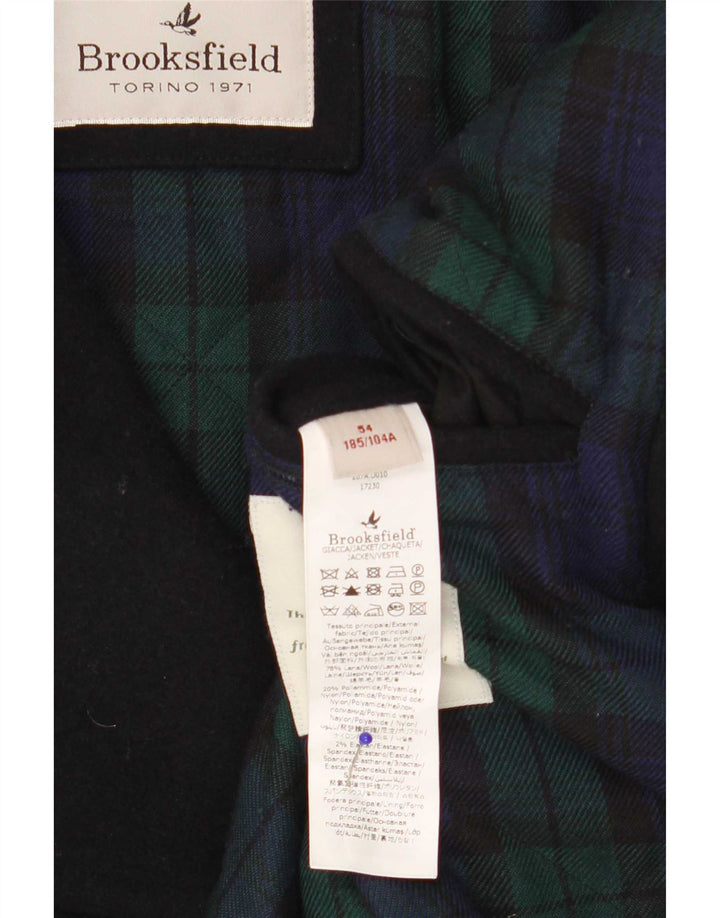 Brooksfield Caban Homme IT 54 2XL Bleu Marine Laine