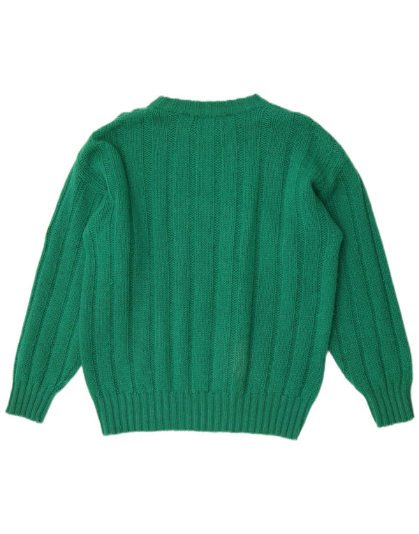 Marina Yachting Pull à col rond pour femme UK 20 2XL Laine verte