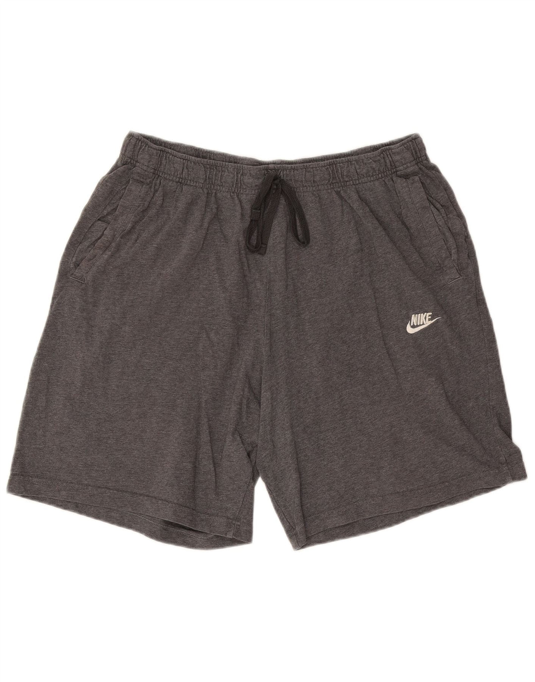 Nike Short de sport XL en coton moucheté gris pour homme