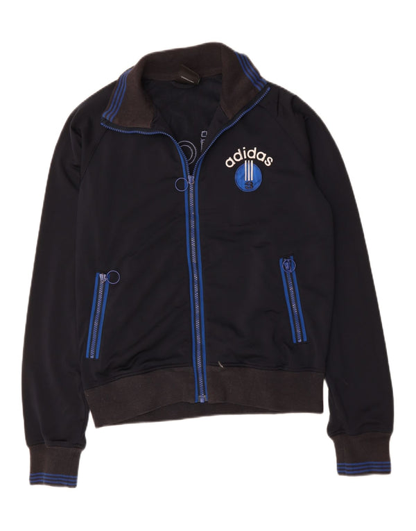 ADIDAS Veste de Survêtement Graphique Homme Bleu Marine Moyen Polyester