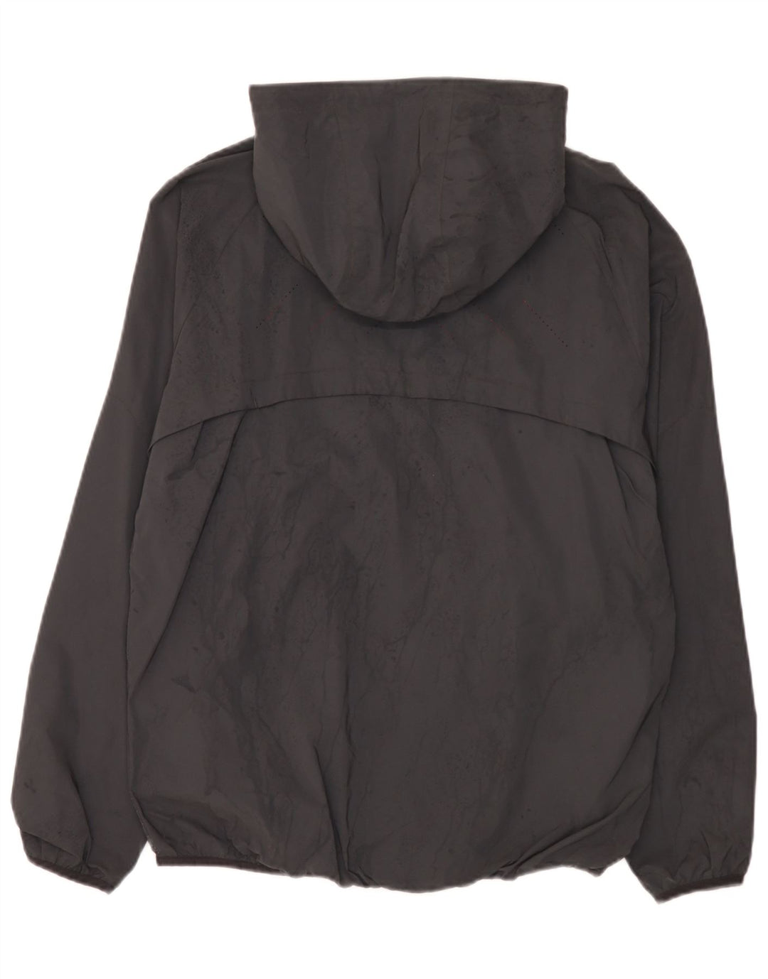 Ellesse Veste de pluie à capuche pour homme UK 38 Gris moyen Polyamide