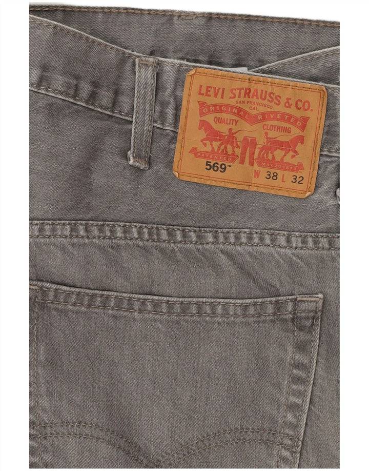 Levi's Jean Loose 569 Homme W38 L29 Gris Coton