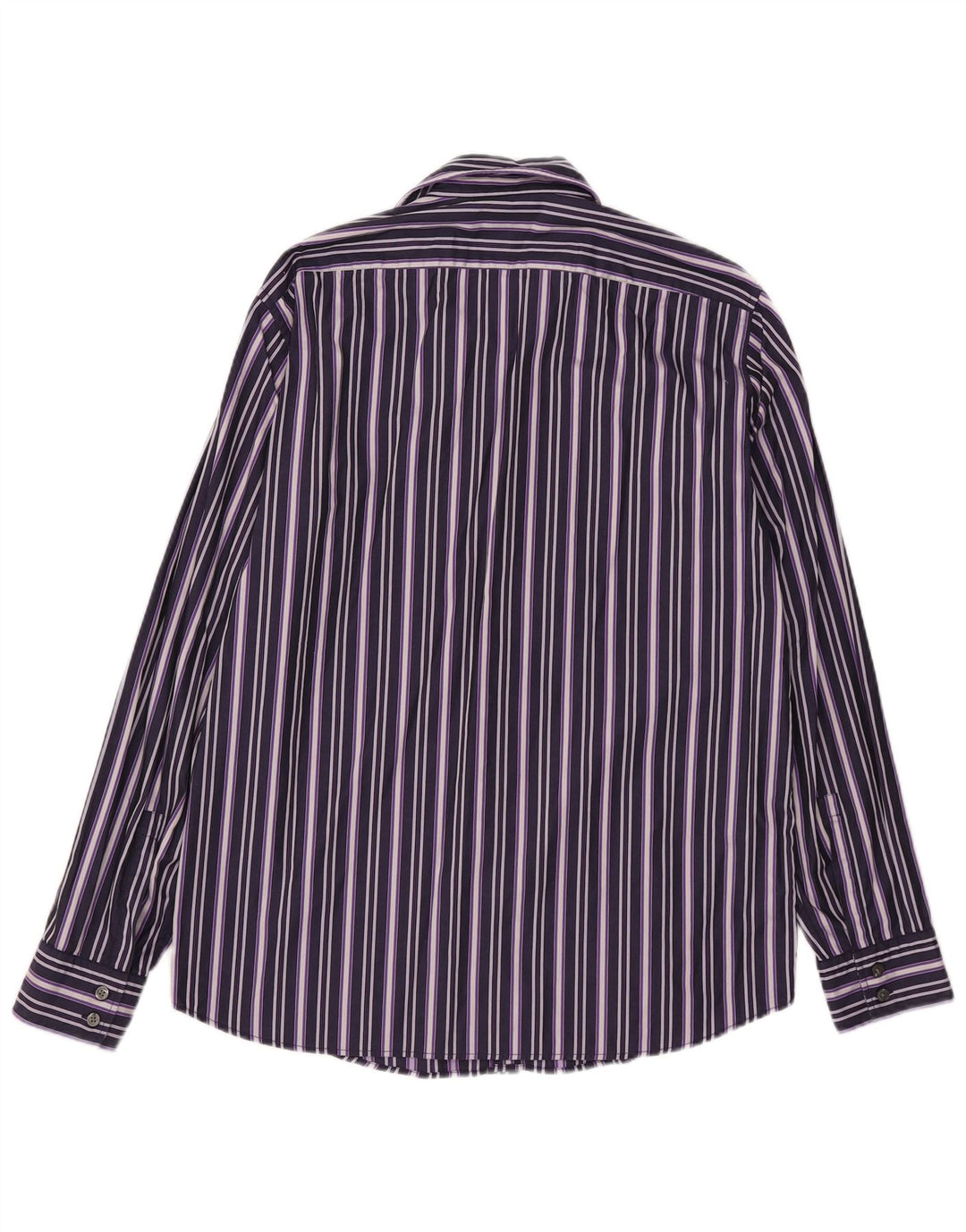Hugo Boss Chemise Homme Large Violet Rayé Coton