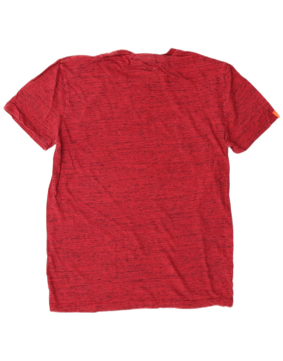 Superdry T-Shirt Homme Rouge Moyen Moucheté Coton