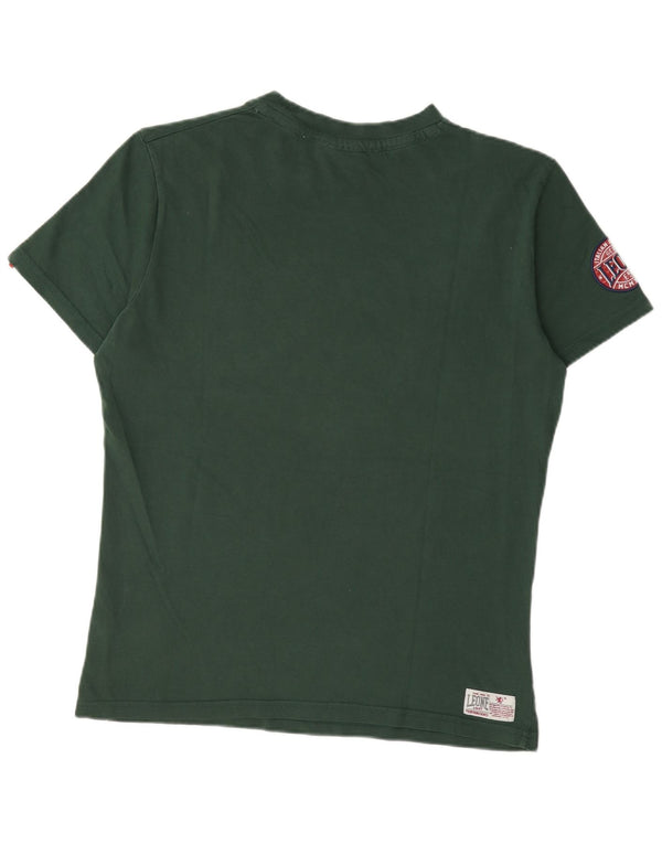 Leone 1947 T-shirt graphique pour femme UK 18 XL Coton vert