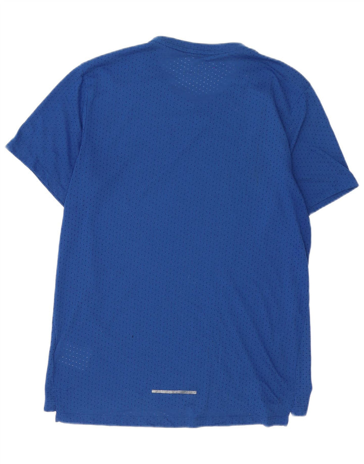 NIKE T-Shirt Dri Fit Homme Bleu Moyen Polyester