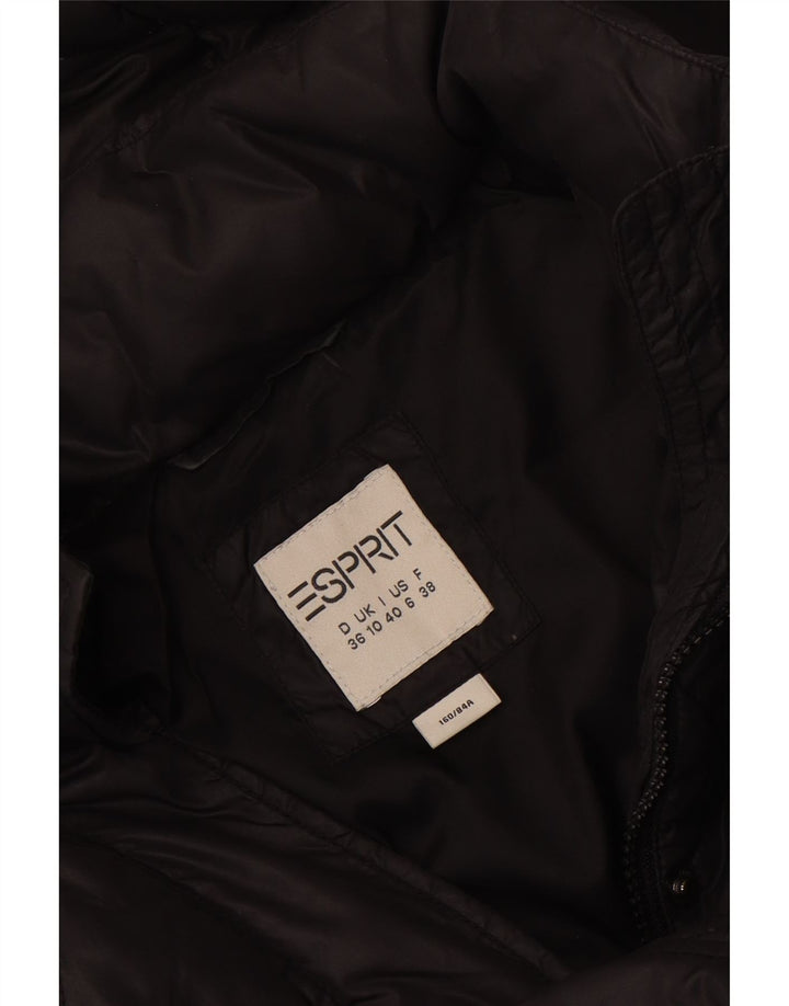ESPRIT Veste matelassée à capuche pour femme UK 10 Small Noir