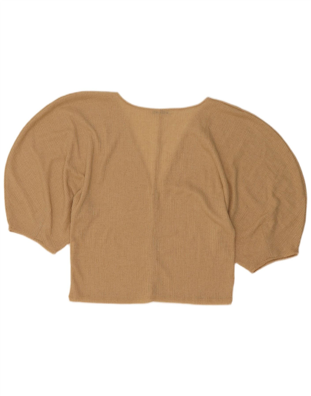 Zara Femme Chemisier Top UK 12 Beige Moyen