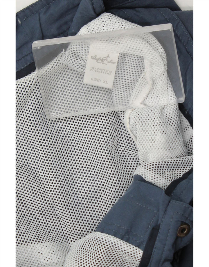 AUSTRALIAN L'ALPINA Short de sport graphique pour homme XL Bleu marine Polyester