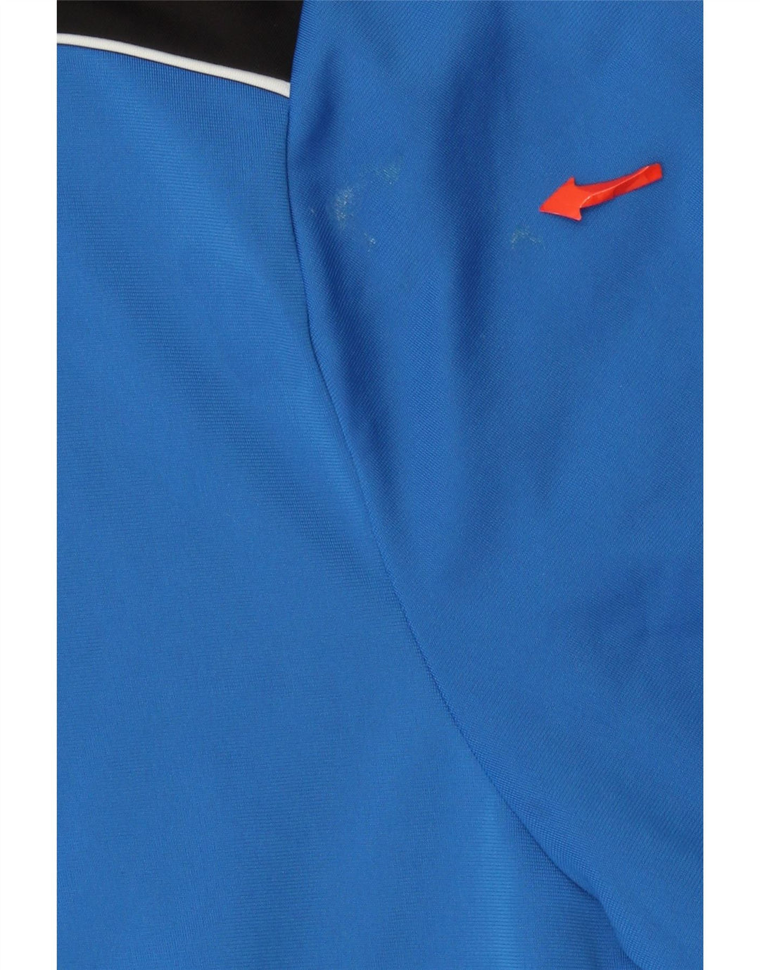 Puma Veste de survêtement pour homme Large Bleu Colorblock Polyester