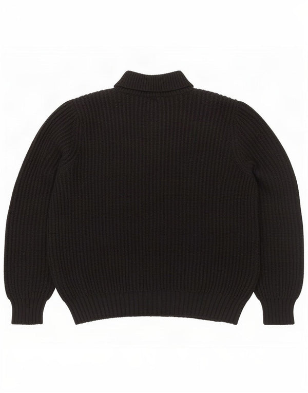 Pull Cardigan Femme Vintage IT 52 2XL Noir