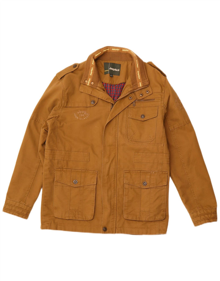 Jeep Rich Veste militaire pour homme UK 42 XL Marron
