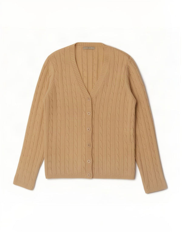 Marks & Spencer Cardigan pour femme en coton beige moyen UK 12