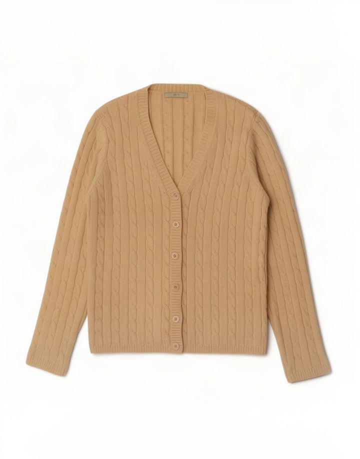 Marks & Spencer Cardigan pour femme en coton beige moyen UK 12