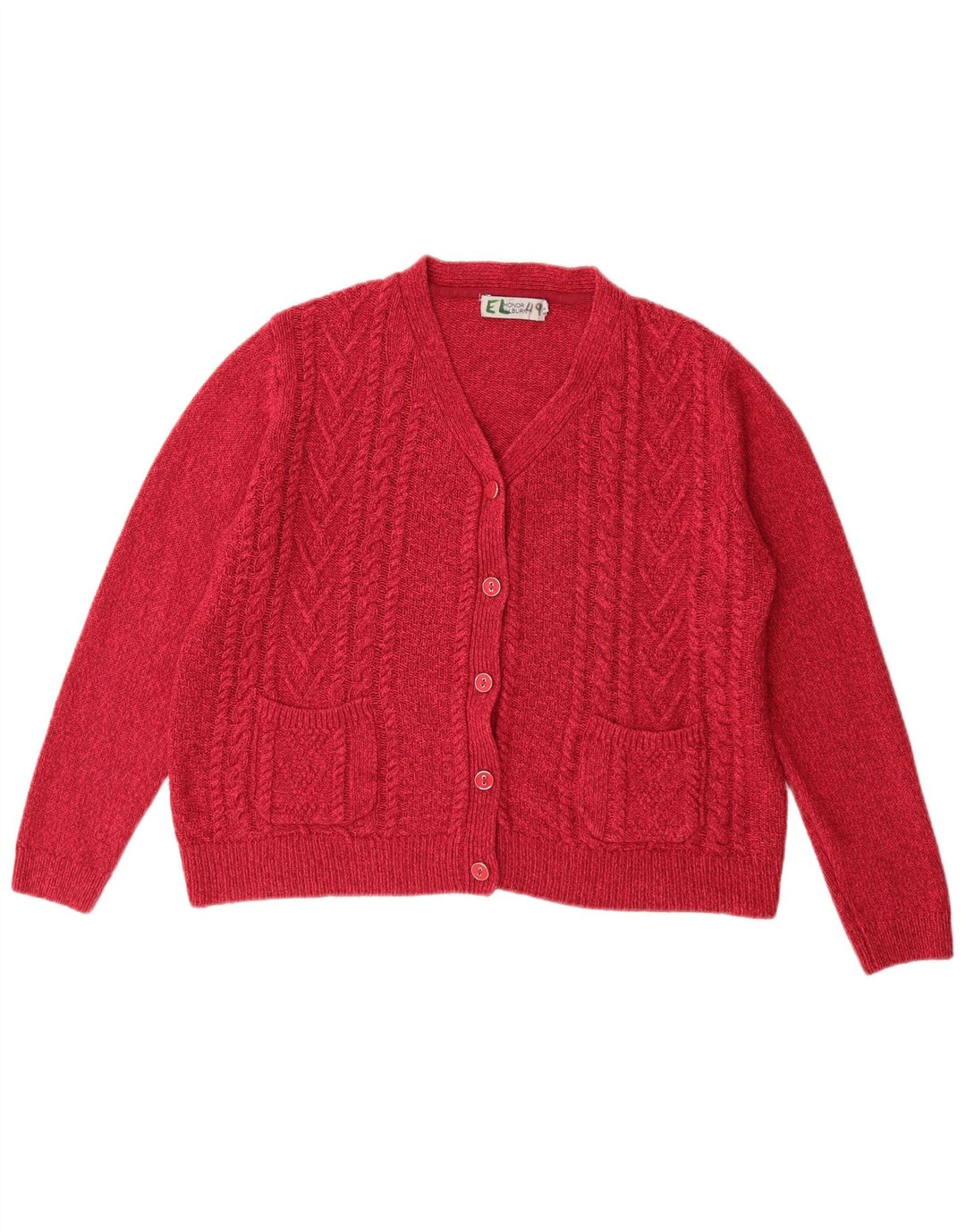 HONOR MILBURN Womens Oversized Cardigan Sweater UK 10/12 Small Pink