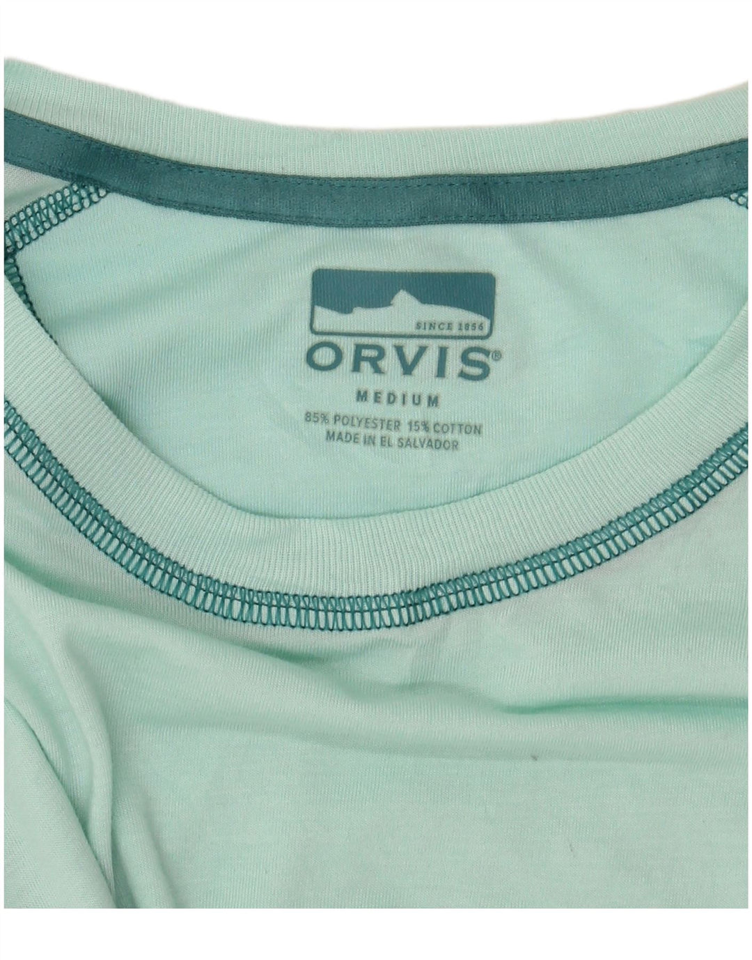 Orvis Haut Homme Manches Longues Vert Moyen Polyester