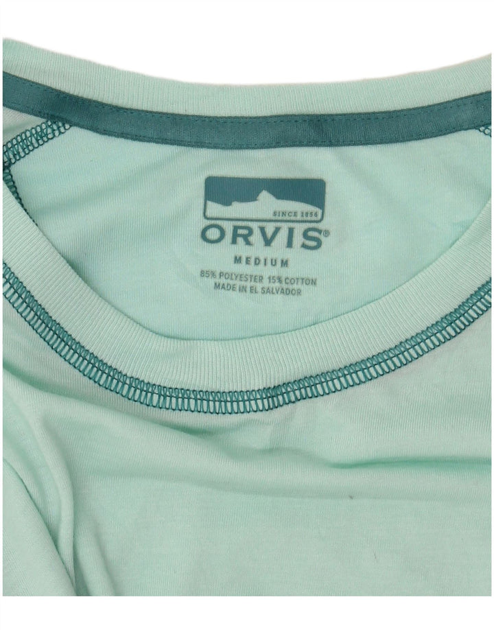 Orvis Haut Homme Manches Longues Vert Moyen Polyester