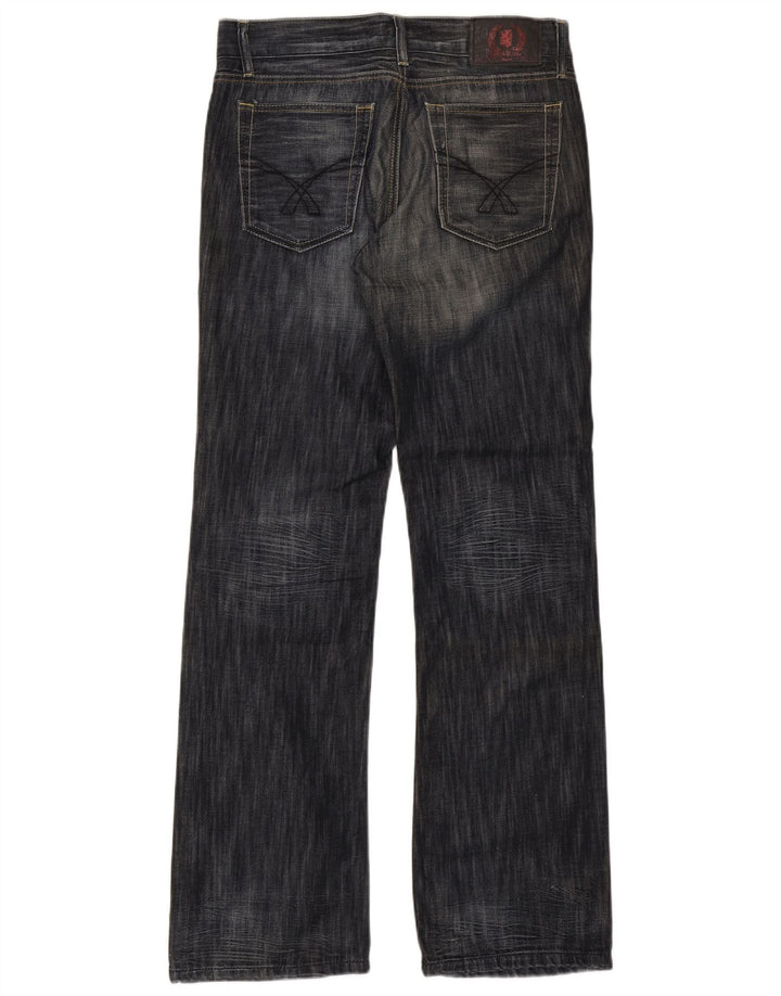 Smog Jean Bootcut Homme W32 L34 Bleu Marine