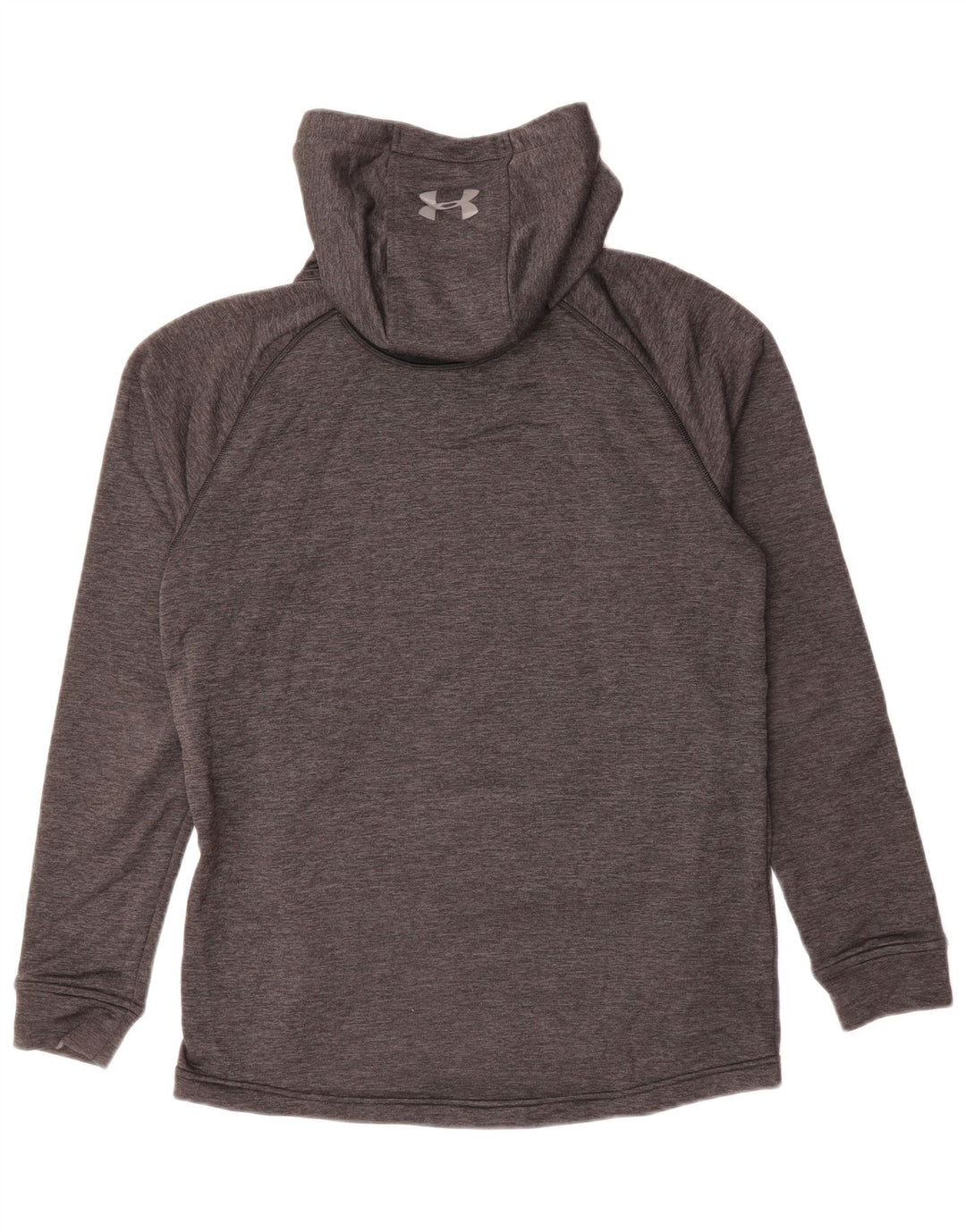UNDER ARMOUR Mens Fitted Hoodie Jumper Small Grey